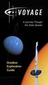 Outdoor Exploration Guide. A Journey Through Our Solar System. A Journey Through Our Solar System