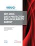 2015 IOUG DATA PROTECTION AND AVAILABILITY SURVEY