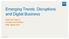 Emerging Trends, Disruptions and Digital Business