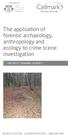 The application of forensic archaeology, anthropology and ecology to crime scene investigation