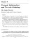 Forensic Anthropology and Forensic Pathology