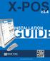 X-POS GUIDE. v3.4 INSTALLATION. 2015 SmartOSC and X-POS