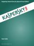 Kaspersky Internet Security Special Ferrari Edition User Guide
