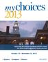 mychoices 2013 Annual Enrollment Decision Guide For Johns Hopkins University Faculty and Staff Explore Compare Choose