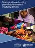 Strategies toward ending preventable maternal mortality (EPMM)