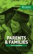 PARENTS & FAMILIES 2016 17 HANDBOOK