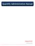 Quantify Administration Manual