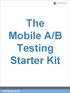 The Mobile A/B Testing Starter Kit