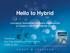 Hello to Hybrid. Leveraging Specialized Hardware and Expertise to Create a Hybrid Mid-Market Cloud