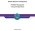 Human Resources Management. Portfolio Management Concept of Operations