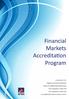 Financial Markets Accreditation Program