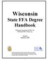 Wisconsin State FFA Degree Handbook