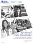Advanced Care Paramedic. Advanced Diploma Program. Application Guide. www.jibc.ca. Canadian Medical Association (CMA) Accredited Program