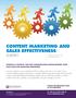 CONTENT MARKETING AND SALES EFFECTIVENESS SURVEY