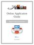 Online Application Guide. Step-by-Step Instructions