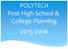 POLYTECH Post High School & College Planning 2015-2016