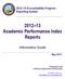 2012 13 Academic Performance Index Reports
