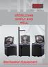 HMC. Sterilization Equipment STERILIZING SIMPLY AND WELL. EUROPE Sterilization Technology