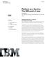 Platform as a Service: The IBM point of view
