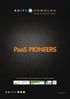 PaaS PIONEERS. The most awarded, most experienced PaaS solution provider. www.aditi.com