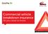 Commercial vehicle breakdown insurance. All you need to know