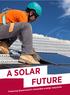 A SOLAR FUTURE. Powering Queensland s renewable energy industries