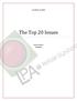 LPA RETAIL SYSTEMS. The Top 20 Issues. Jeremy Amacher 9/18/2012