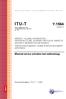 ITU-T Y.1564. Ethernet service activation test methodology