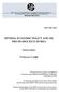OPTIMAL ECONOMIC POLICY AND OIL PRICES SHOCKS IN RUSSIA