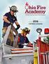 Ohio Dept. of Commerce Division of State Fire Marshal 2016 COURSE CATALOG