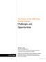 Challenges and Opportunities