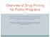 Overview of Drug Pricing for Public Programs