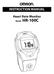 INSTRUCTION MANUAL. Heart Rate Monitor. Model: HR-100C ST/SP SET MODE TIME