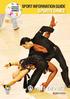 sport InForMatIon GUIde sports dance english VersIon
