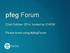 pfeg Forum 22nd October 2014, hosted by ICAEW Please tweet using #pfegforum