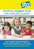 ESSENTIAL GRAMMAR GUIDE FOR YOUR TEFL CLASSES
