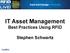 IT Asset Management Best Practices Using RFID. Stephen Schwartz