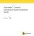 Symantec Control Compliance Suite Installation Guide. Version 9.0