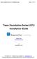 Team Foundation Server 2012 Installation Guide