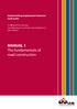 MANUAL 1 The fundamentals of road construction
