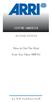 LIGHTING HANDBOOK. How to Get The Most. From Your New ARRI Kit. by Bill Holshevnikoff SECOND EDITION