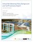 Virtual Net Metering Policy Background and Tariff Summary Report