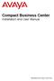 Compact Business Center Installation and User Manual