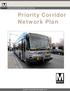 Priority Corridor Network Plan