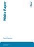 White Paper. Data Migration