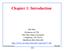 Chapter 1: Introduction