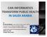 CAN INFORMATICS TRANSFORM PUBLIC HEALTH IN SAUDI ARABIA