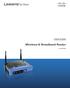 Wireless-G Broadband Router
