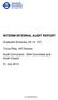 INTERIM INTERNAL AUDIT REPORT