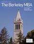 The Berkeley MBA. Leading Through Innovation. Full-time Program Class of 2008 Employment Report